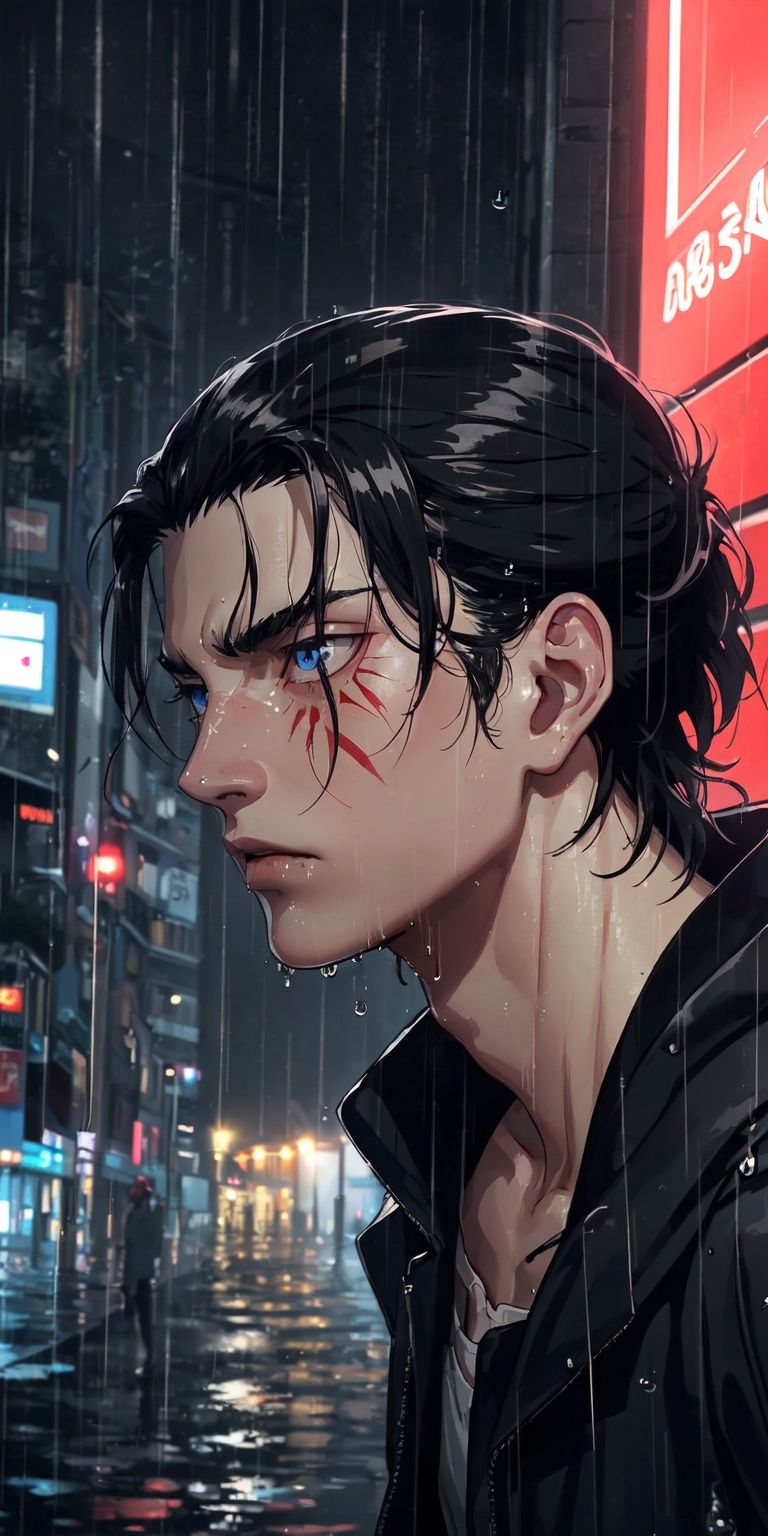(neon lights,  red light),  night on Tensor.Art