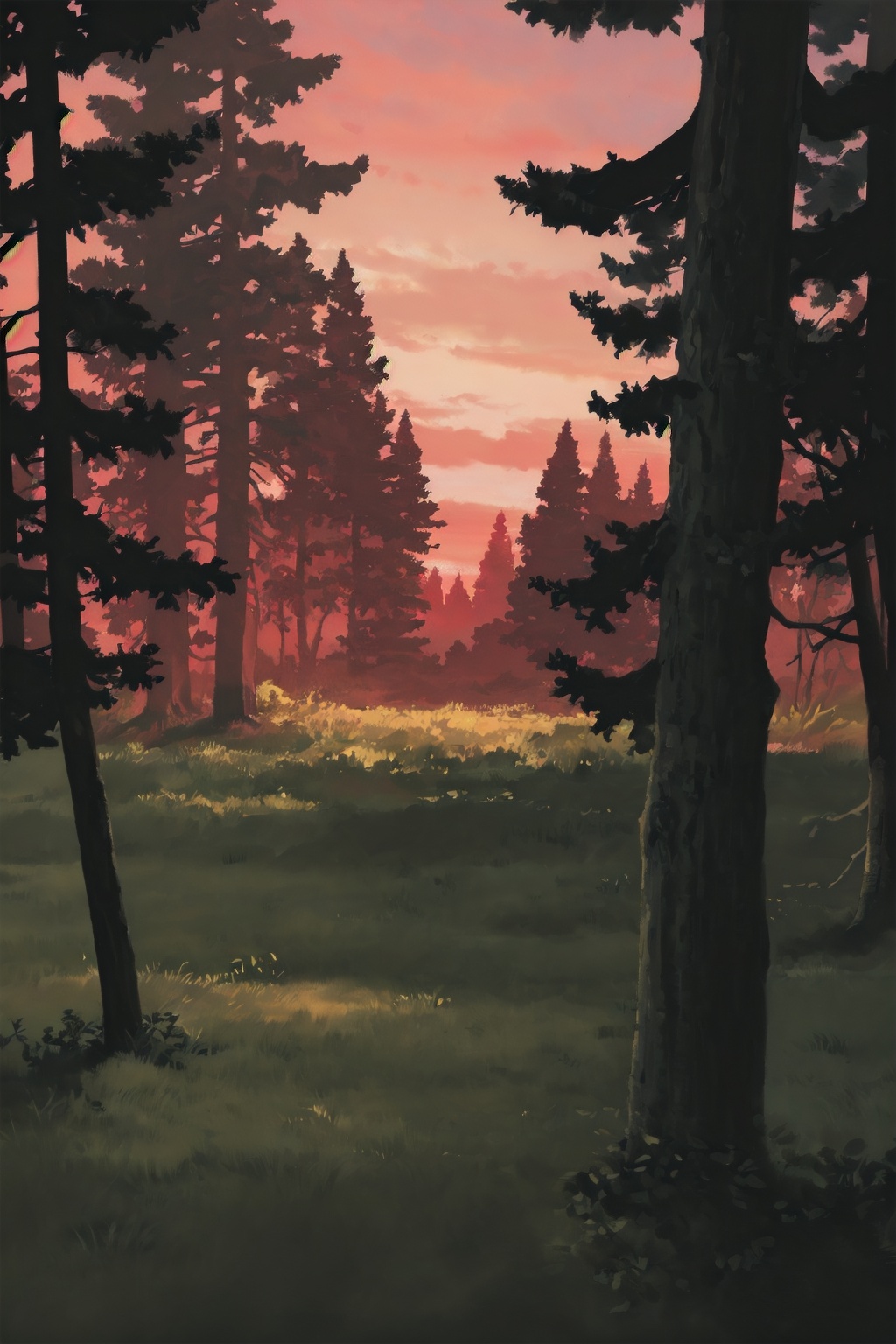 red sky,  art,  light by Mccc on Tensor.Art