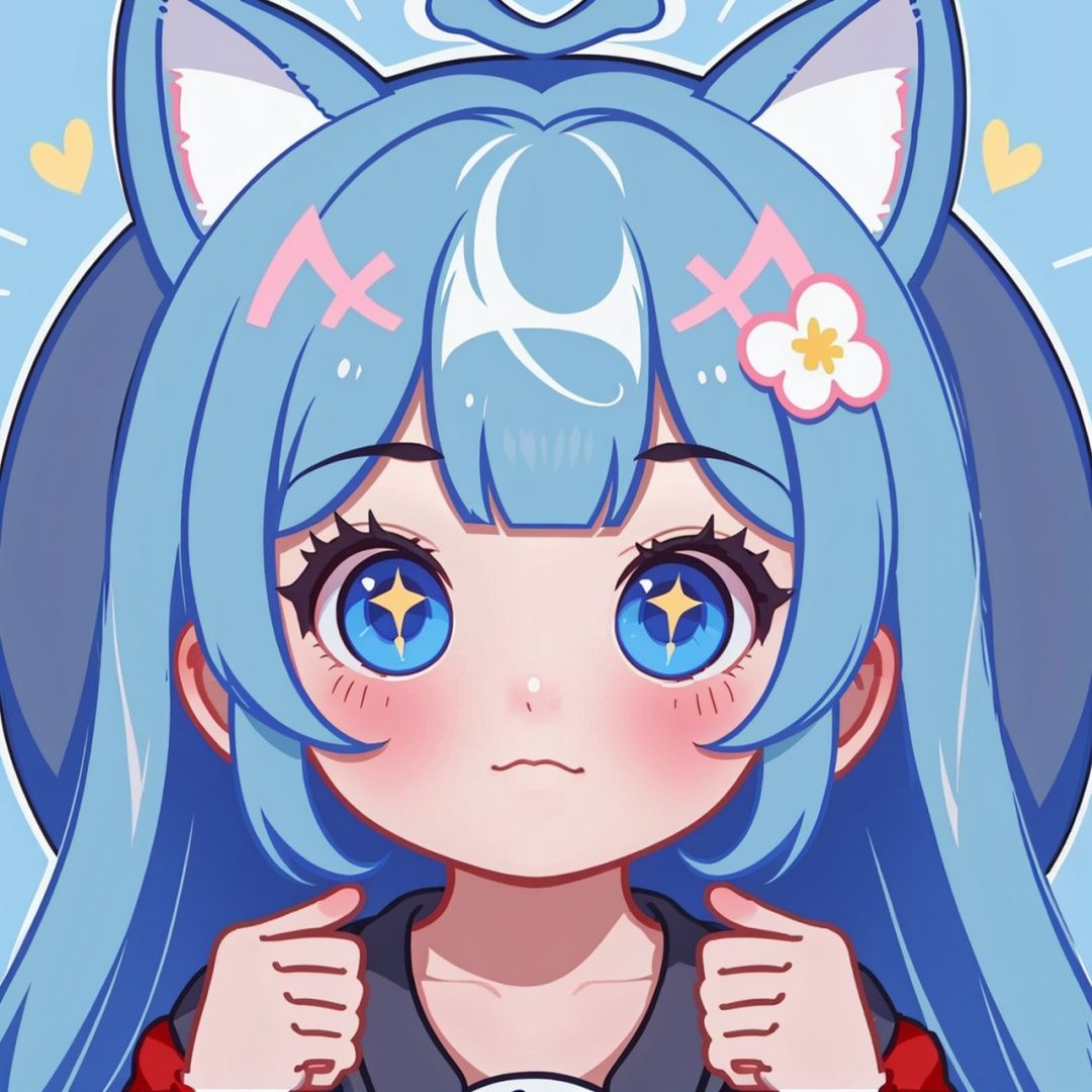  virtual youtuber, 1girl, solo, animal ears, looking at viewer, bangs