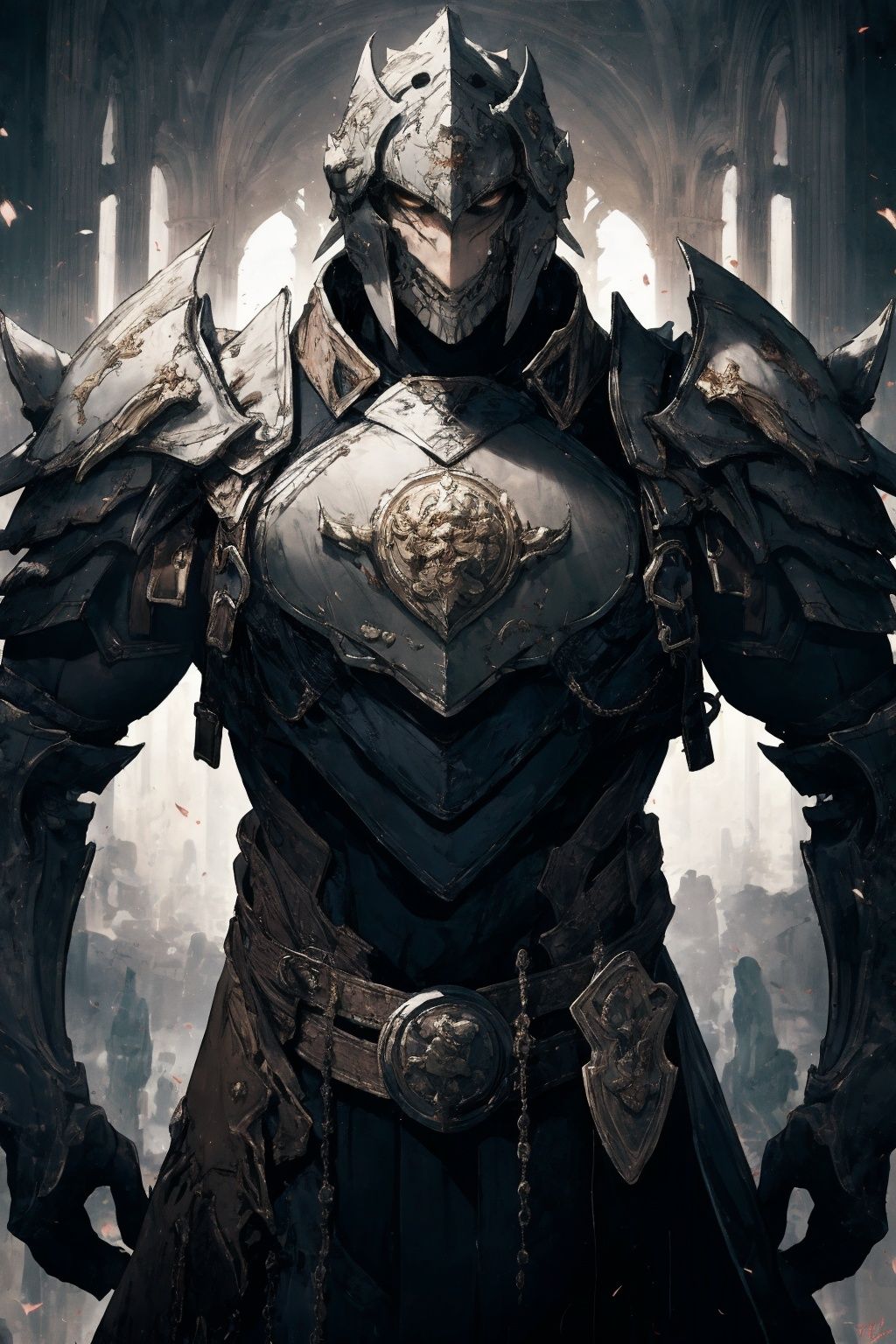  1boy,solo,mature,incredibly absurdres,absurdres,realistic,full_shot,,evil person,evil person, armor