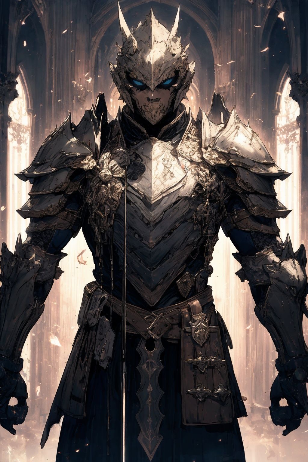 absurdres,incredibly,absurdres,reality,realistic,1boy,solo,full_shot,armor,,evil person,