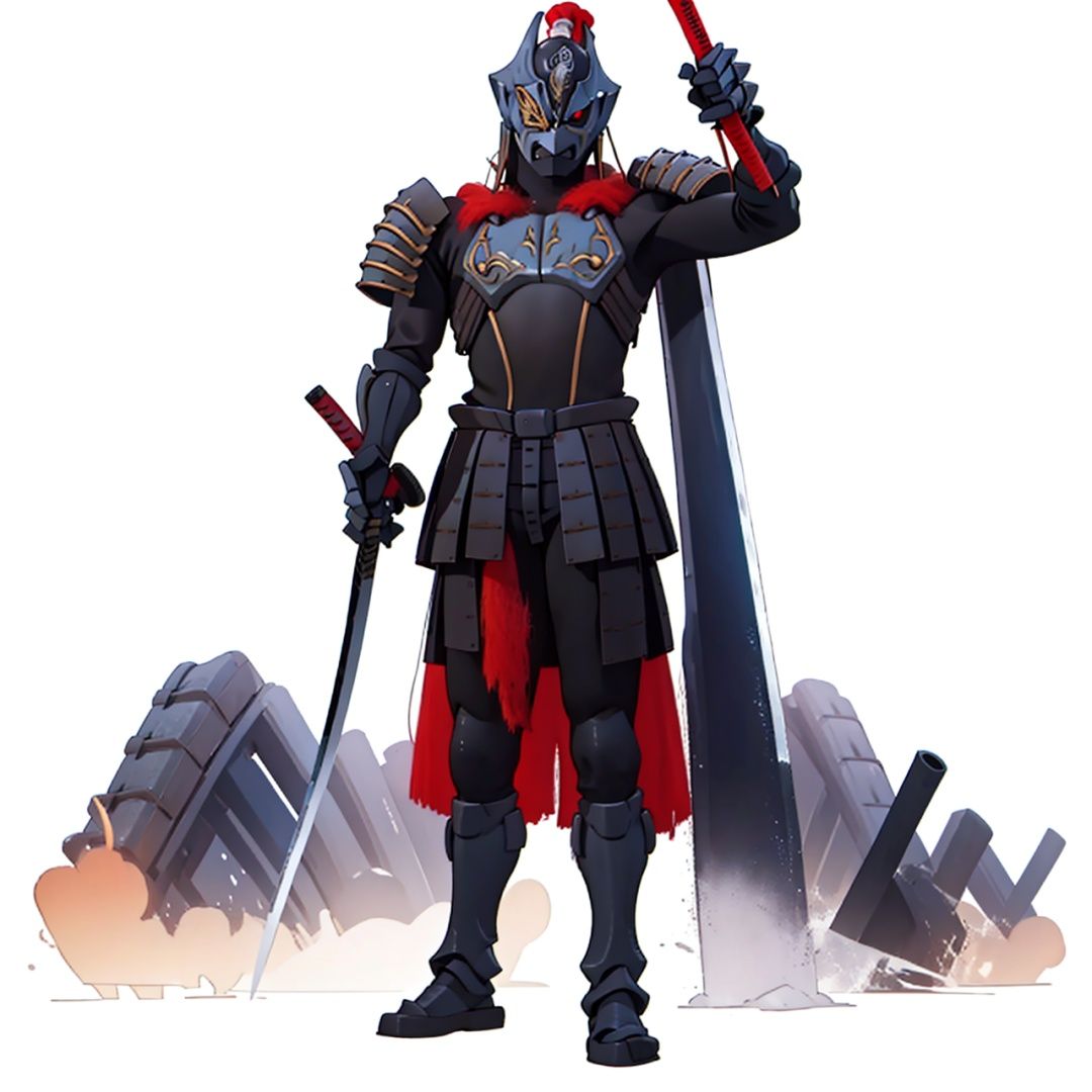  (masterpiece:1.3), (the best quality:1.2), (super fine illustrations:1.2), (Masterpiece), high quality, high detail,((white background:1.2)), looking at viewer, (SOLO:1.4),outline,,simple background,kusazuri,samurai, sheath, katana, japanese armor,mecha, pauldrons,horns,gloves,armor,spikes,weapon,full armor,helmet,mask,cover,gauntlets,shoulder armor,breastplate