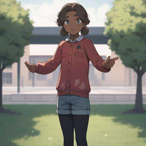 cassie,  full body,  outdoors on Tensor.Art