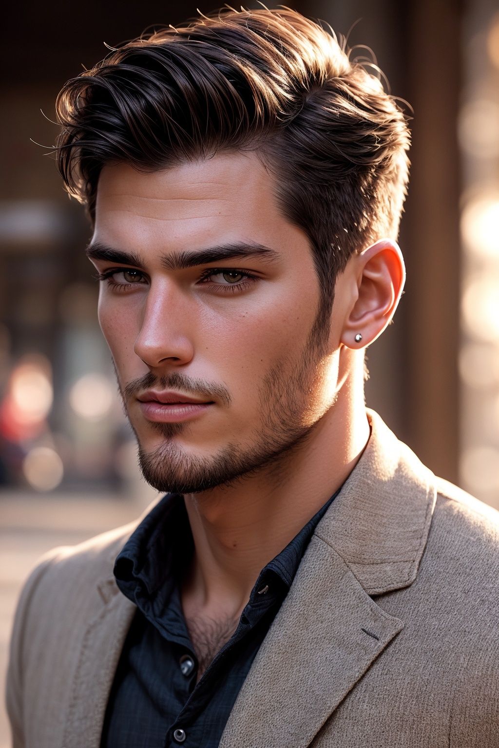 Realistic ,  handsome male on Tensor.Art