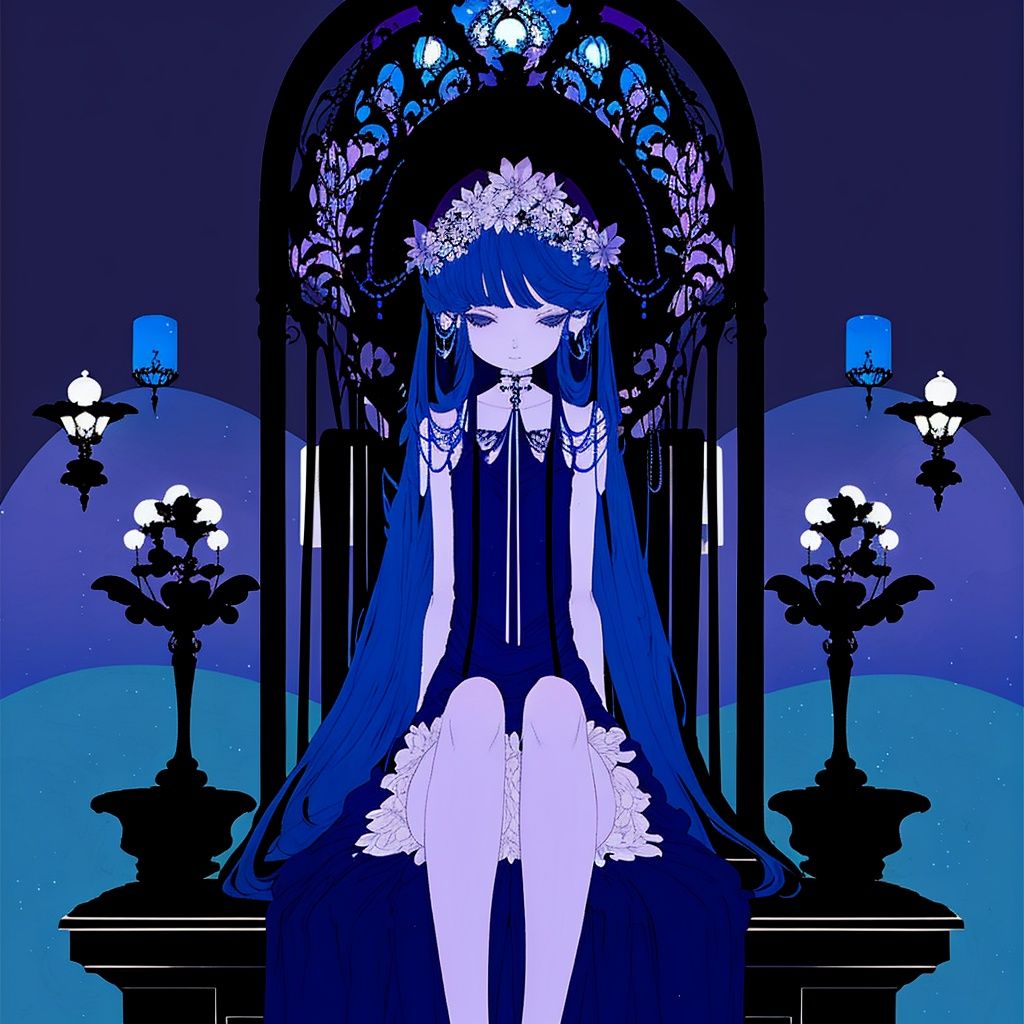 1girl, long hair,short dress,sitting on couch,,blue purple  theme, <lora:JTCRE-000003:1>, (((masterpiece,best quality))),((good structure,Good composition,good atomy)), ((clear, original,beautiful)),