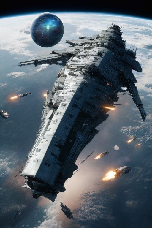 absurdres,absurdres,realistic,full_shot,<lora:Interstellar battleship:1>,Interstellar battleship,