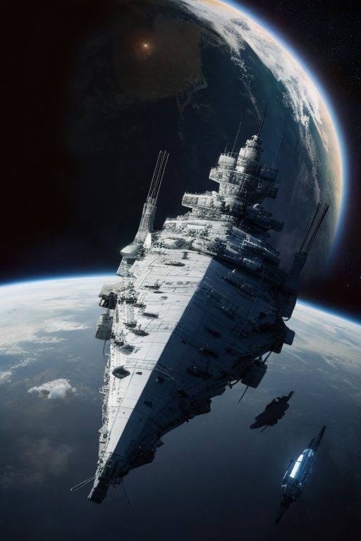 absurdres,absurdres,realistic,full_shot,<lora:Interstellar battleship:0.8>,Interstellar battleship,