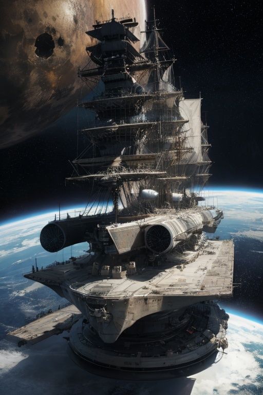 absurdres,absurdres,realistic,full_shot,<lora:Interstellar battleship:0.4>,Interstellar battleship,