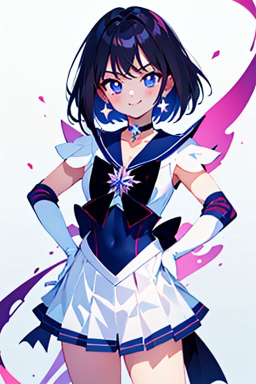 solo,  1girl,  sailor saturn on Tensor.Art