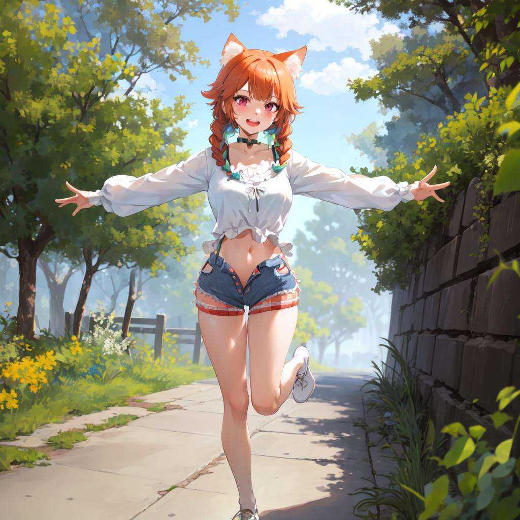 nature,  1girl,  freizeitmode on Tensor.Art