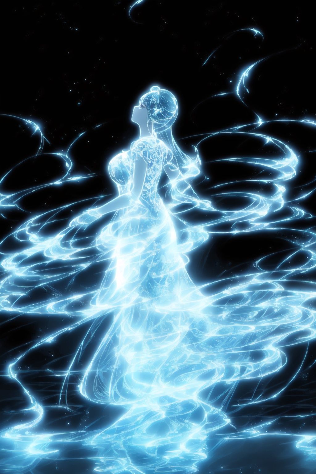  Best quality, 8k, cg,1girl,luminescence,light