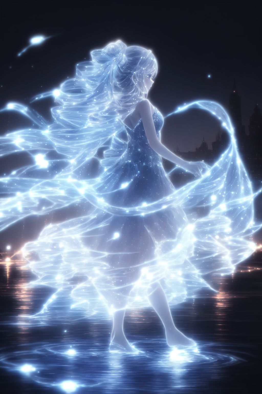  Best quality, 8k, cg,1girl,luminescence