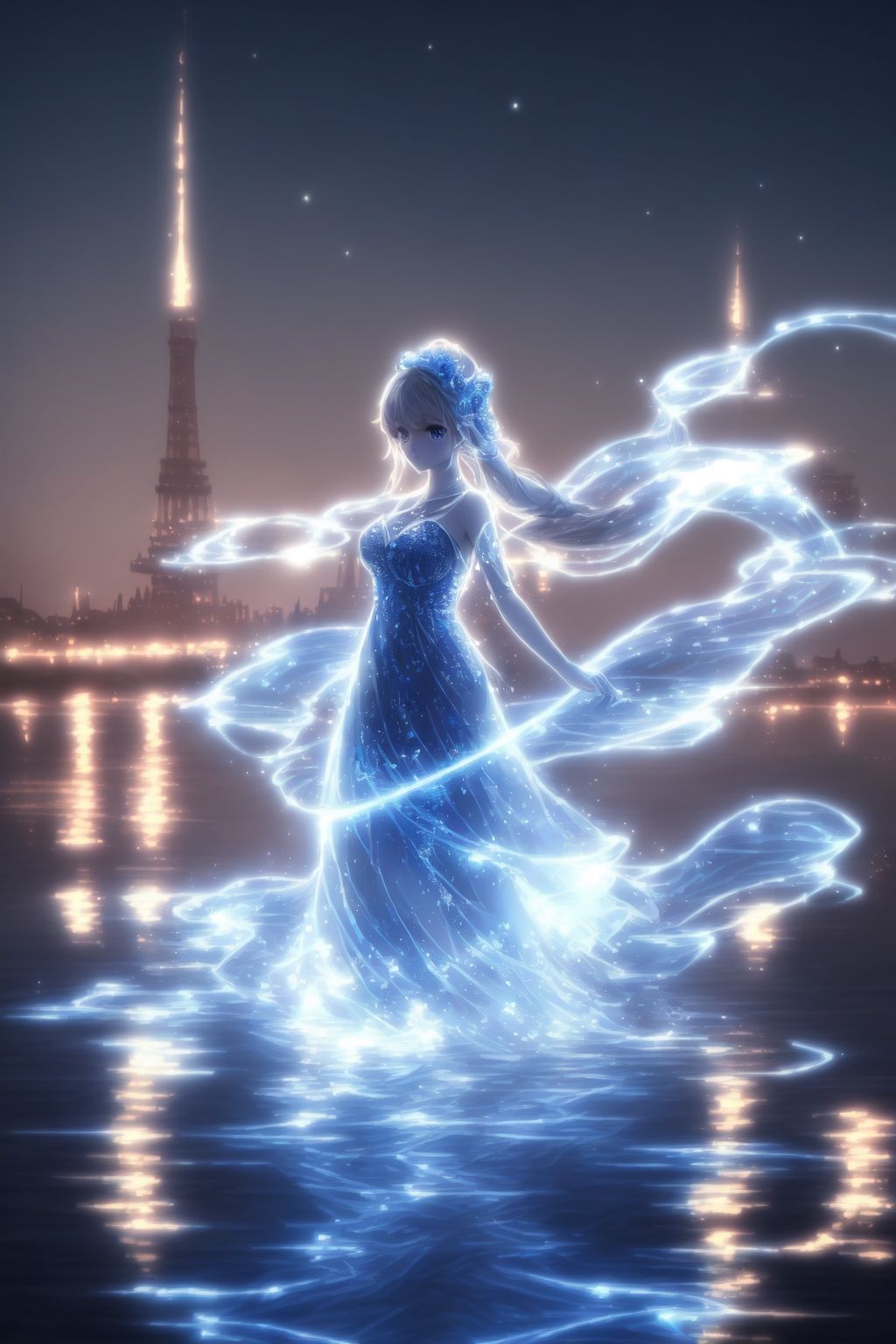  Best quality, 8k, cg,1girl,luminescence