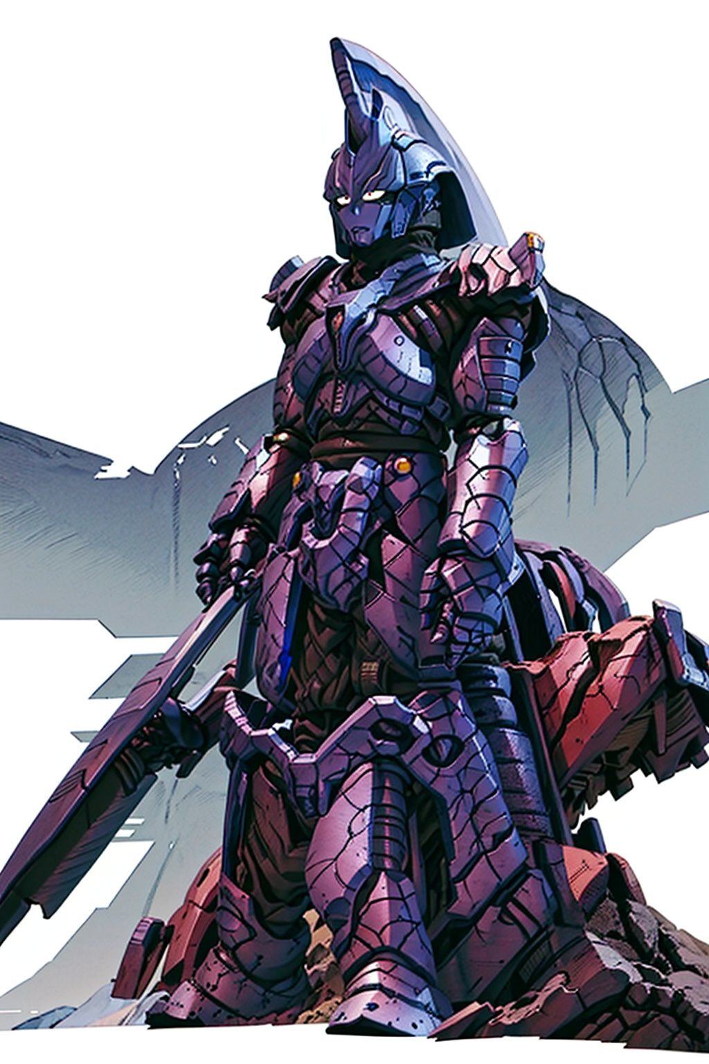  (masterpiece:1.3), (the best quality:1.2), (super fine illustrations:1.2), (Masterpiece), high quality, high detail,((white background:1.2)), looking at viewer, (SOLO:1.4),outline,,simple background,mecha,robot,breastplate,armor,shoulder armor,gauntlets,cover,mask,helmet