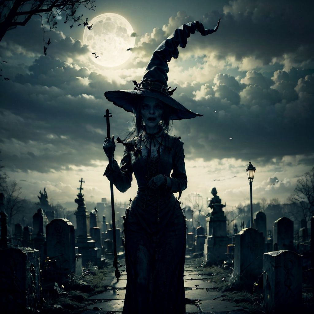 a witch, horror