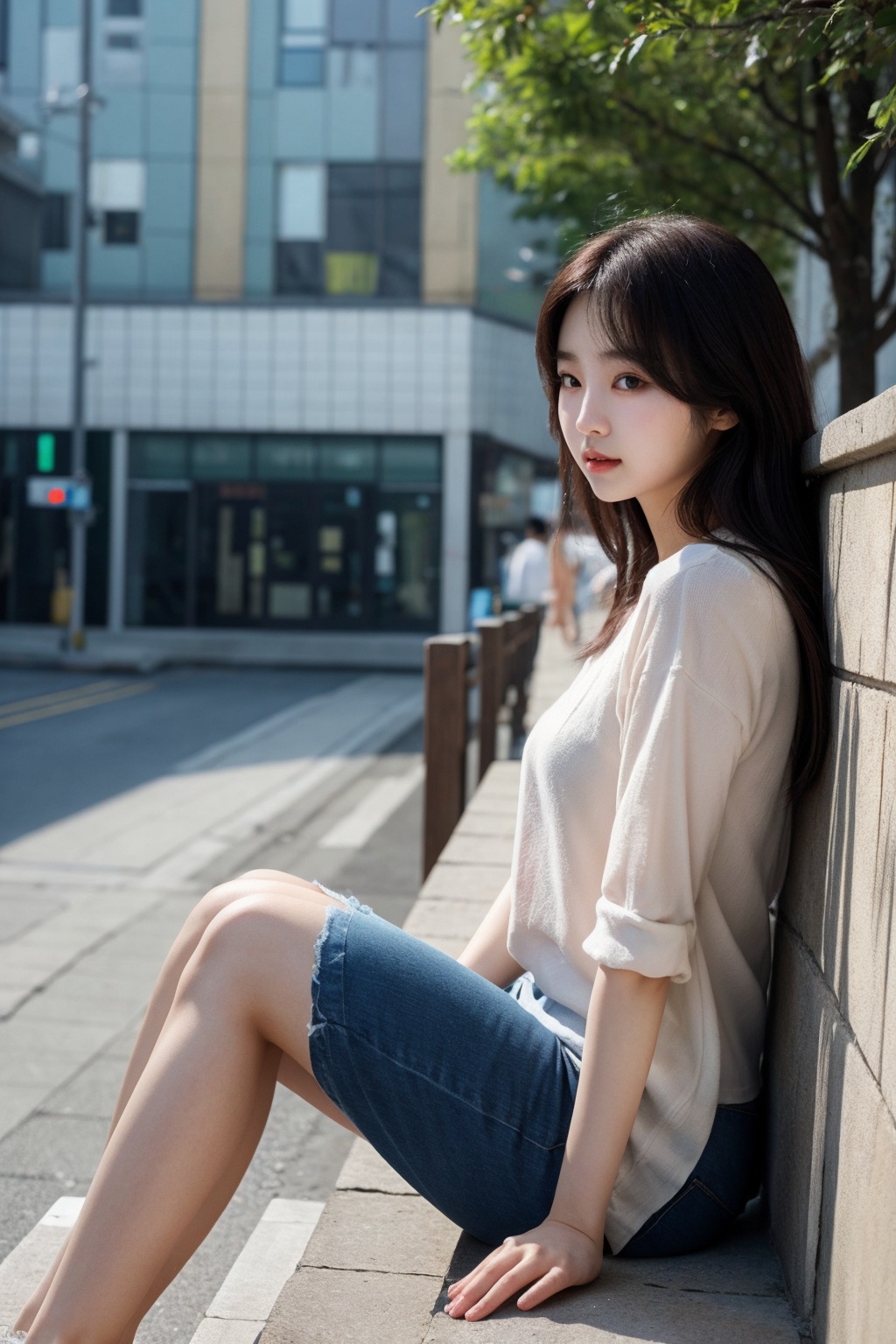 a early-twenty Beautiful Korean woman on Tensor.Art