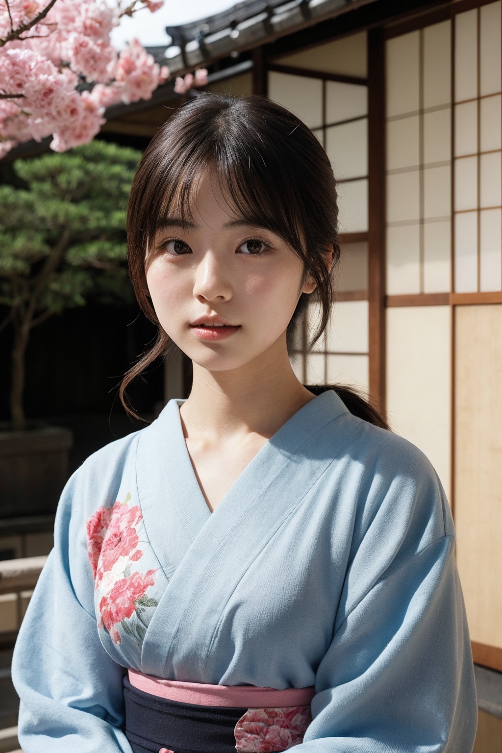 a early-twenty Beautiful Japanese woman on Tensor.Art