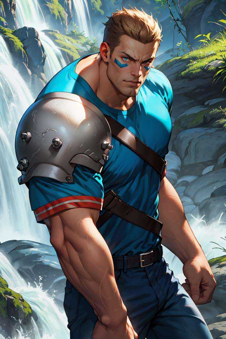 BrianBattler,  1guy,  facepaint on Tensor.Art