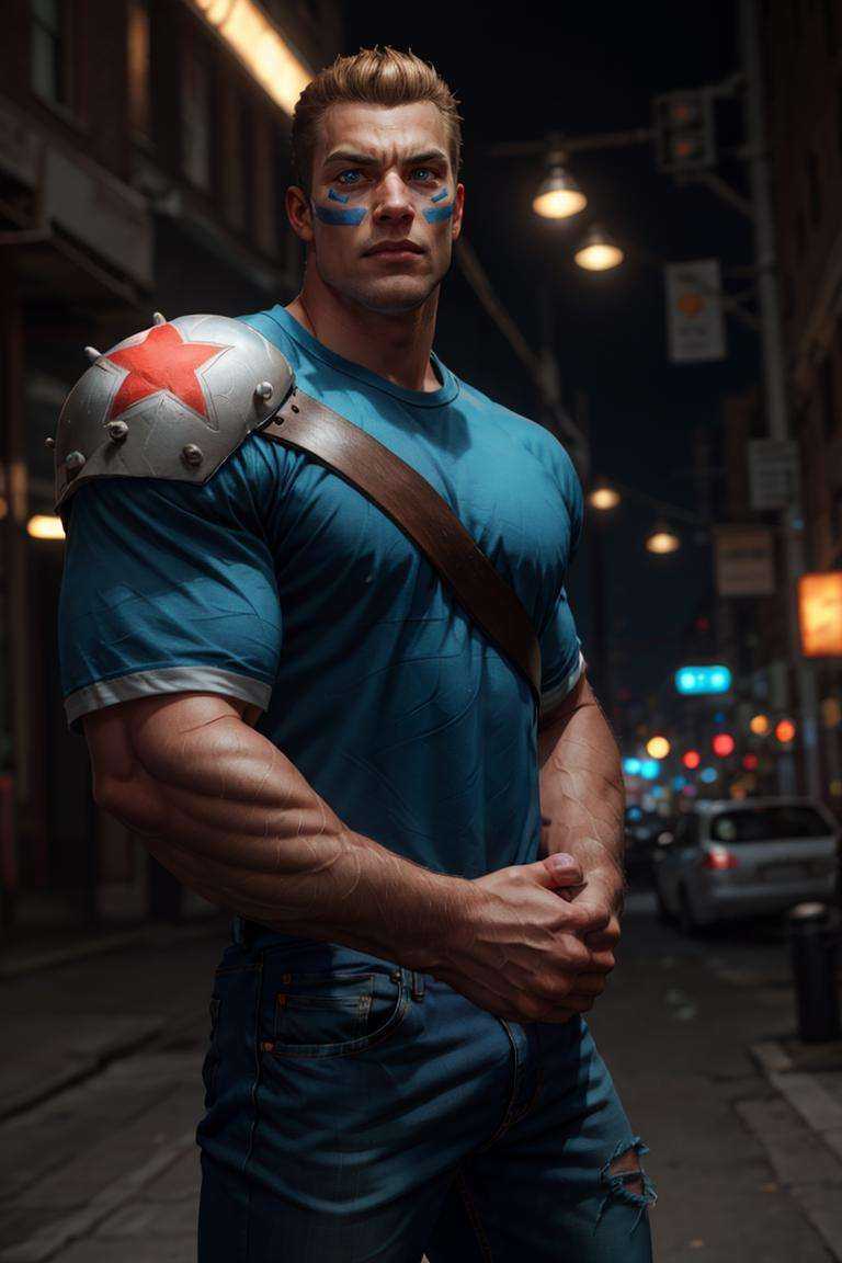 BrianBattler,  1guy,  muscular on Tensor.Art
