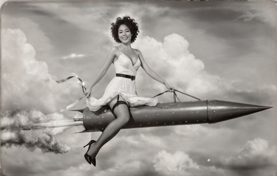 rocketride,  woman,  curly hair by Chesthole on Tensor.Art