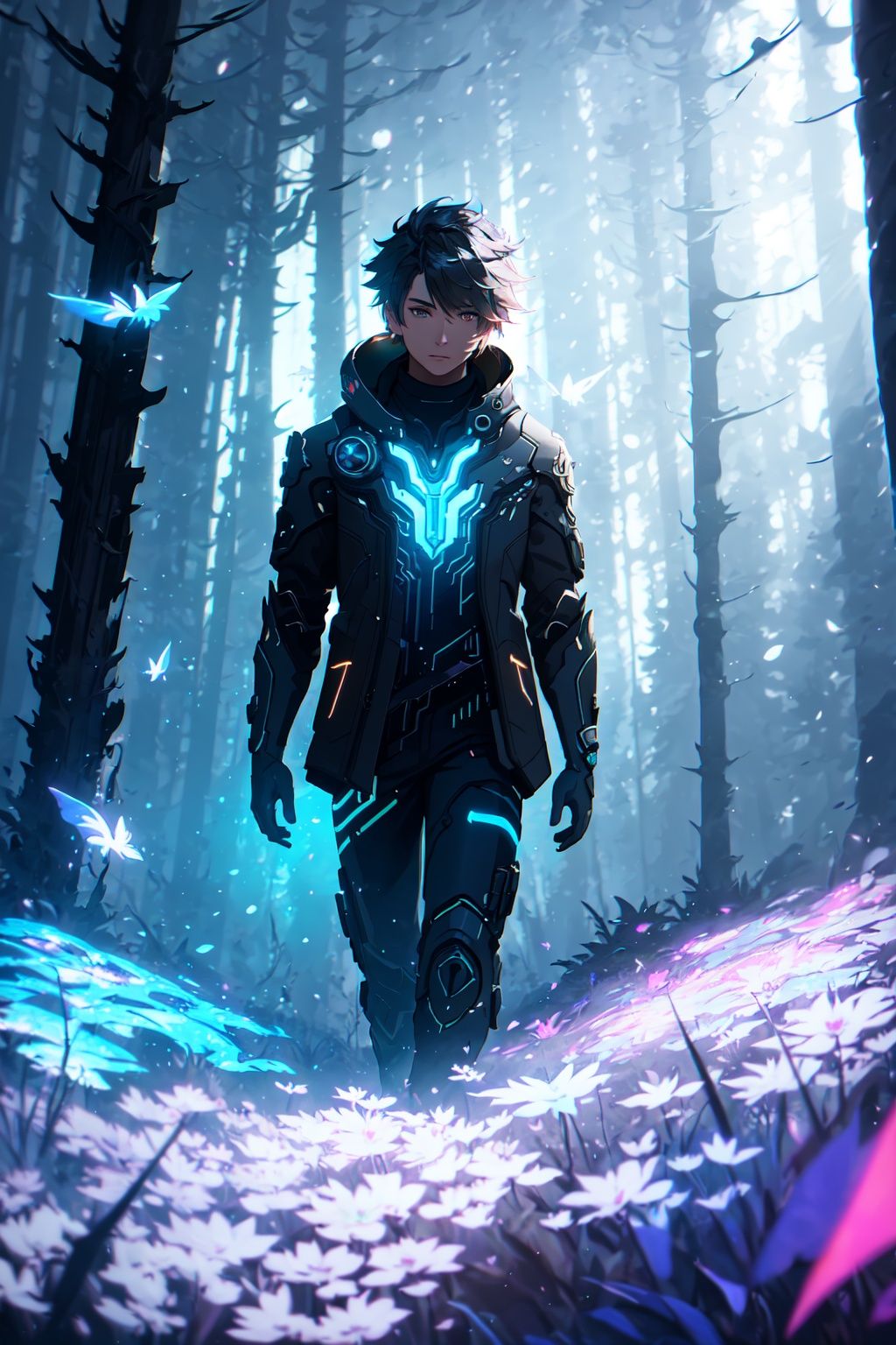 style of Anato Finnstark,  a beautiful landscape of a boy,  outdoor by nocor1i8 on Tensor.Art