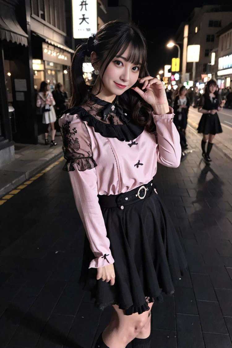 Jirai Kei fashion dress | 地雷系服装 by cyberAngel_ on Tensor.Art