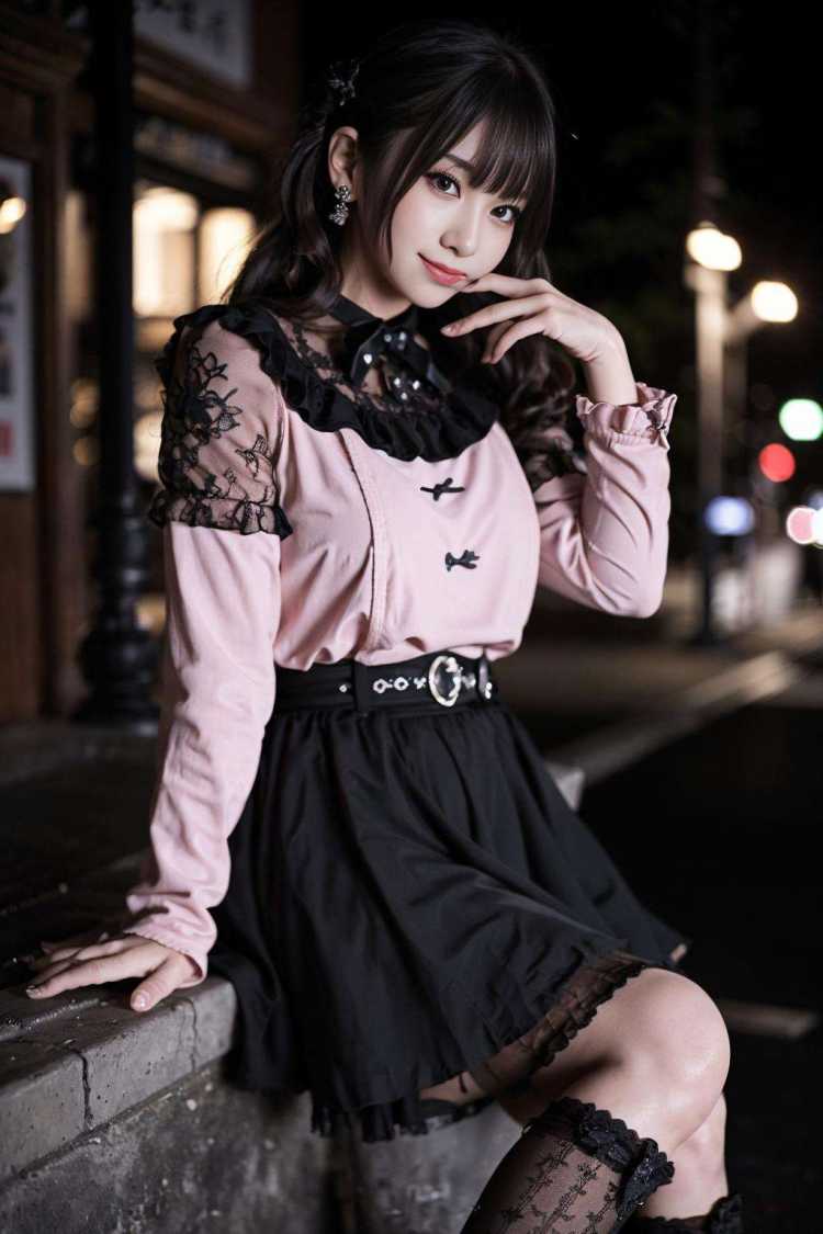 Jirai Kei fashion dress | 地雷系服装 by cyberAngel_ on Tensor.Art