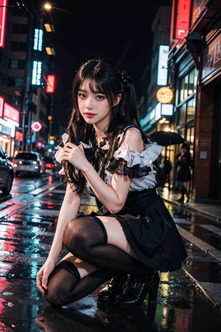 Jirai Kei fashion dress | 地雷系服装 by cyberAngel_ on Tensor.Art