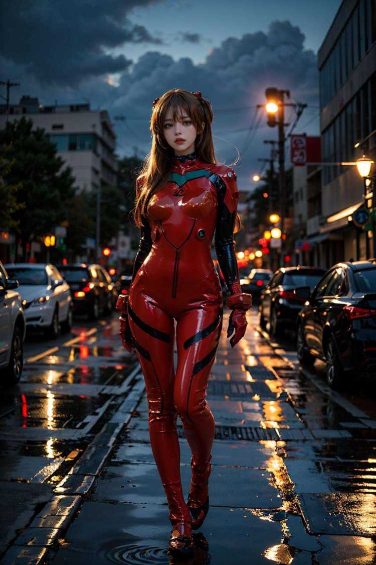 <Evangelion> Asuka Langley plugsuit ******* costume |《Evangelion》明日香战斗服cos 服|「Evangelion」 アスカ バトルスーツ コスプレ衣装 by cyberAngel_...