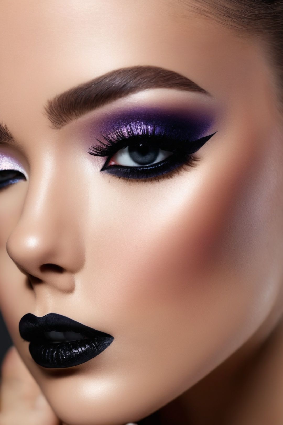 beautiful woman,  makeup,  detailed eyes on Tensor.Art