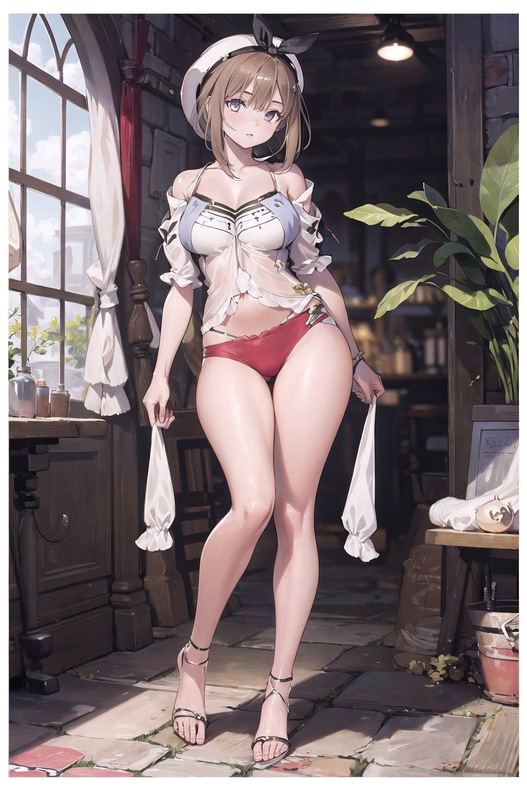 1girl,ultra Realistic, Extreme beautiful Detailed, (full body1.2), atelier_ryza