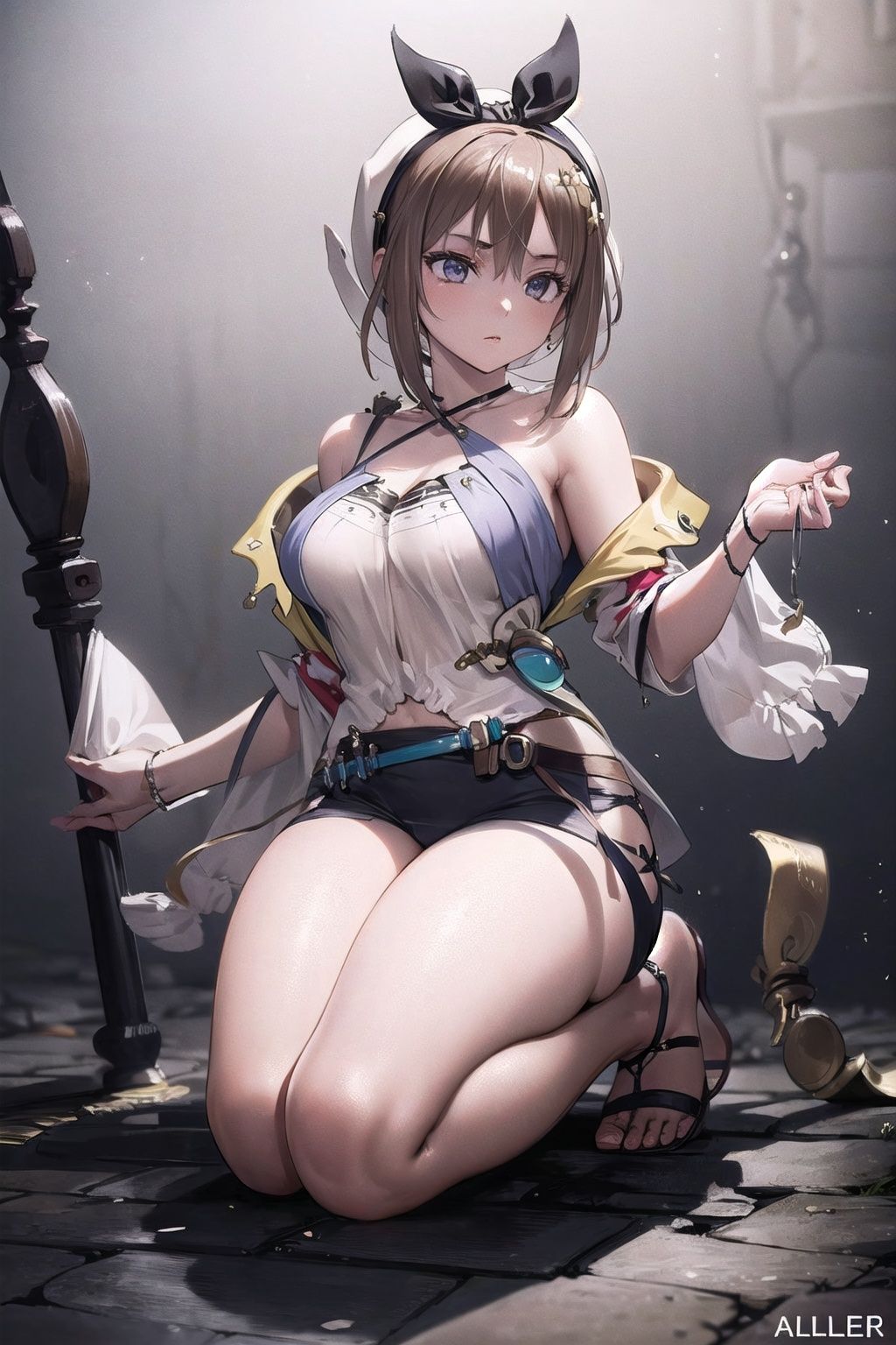 1girl,ultra Realistic, Extreme beautiful Detailed, (full body1.2), atelier_ryza