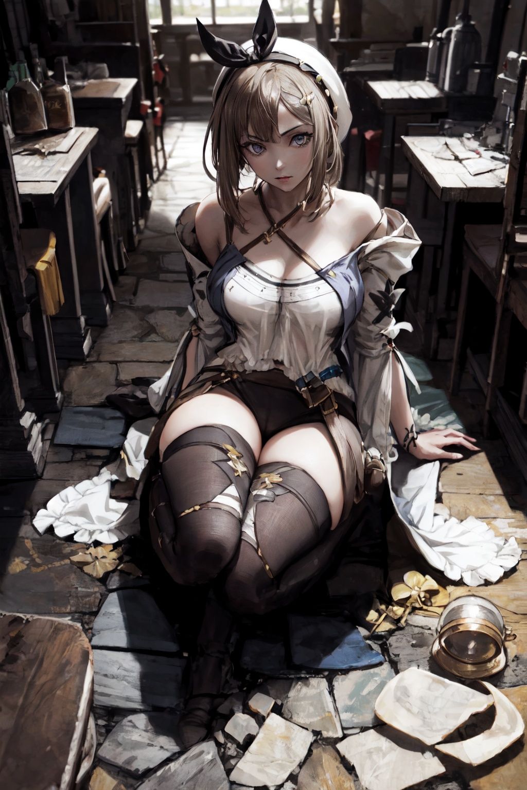 1girl,ultra Realistic, Extreme beautiful Detailed, (full body1.2), atelier_ryza