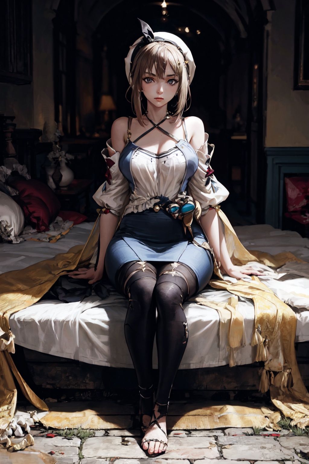 1girl,ultra Realistic, Extreme beautiful Detailed, (full body1.2), atelier_ryza