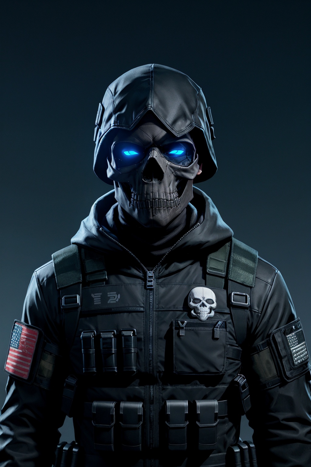 Tom Clancy's Ghost Recon® Wildlands emoticon,  skull mask,  tactical mask by Keith on Tensor.Art