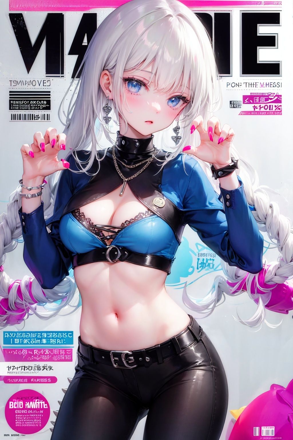 1girl,  barcode,  belt on Tensor.Art
