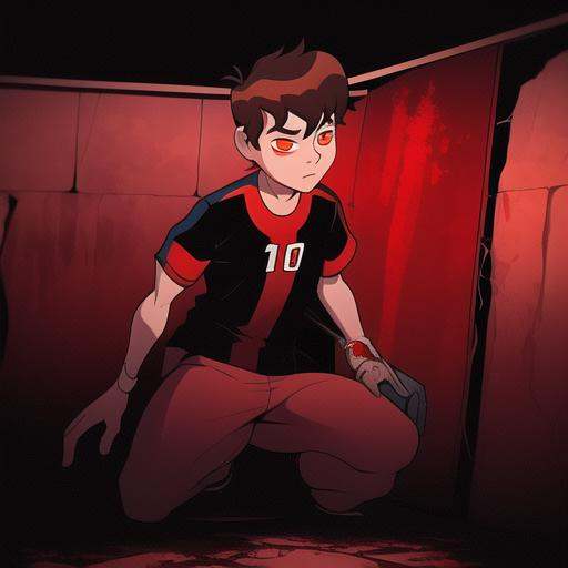 benov,  full body,  covered in blood on Tensor.Art