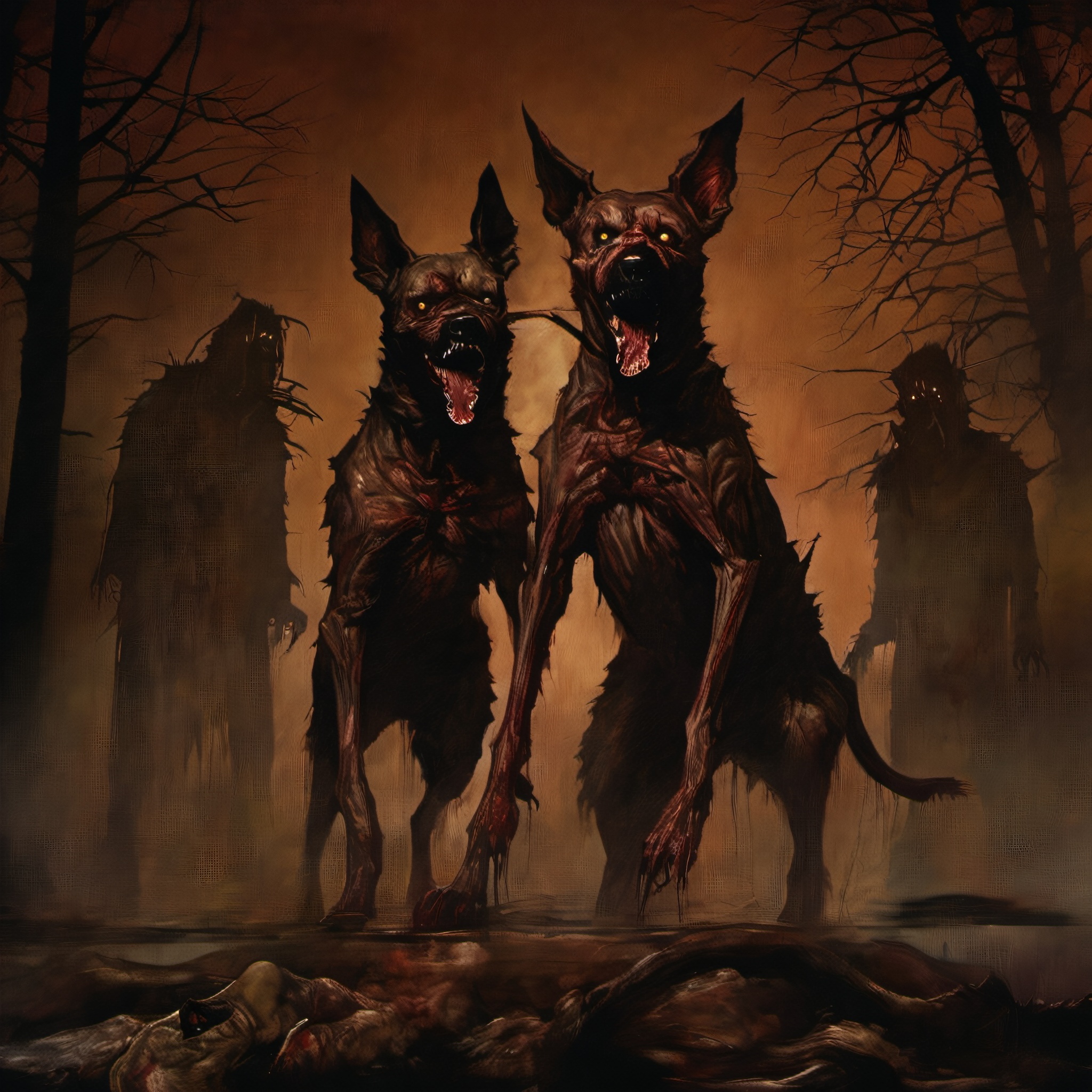 silent hill style,  demon ,  outdoor on Tensor.Art