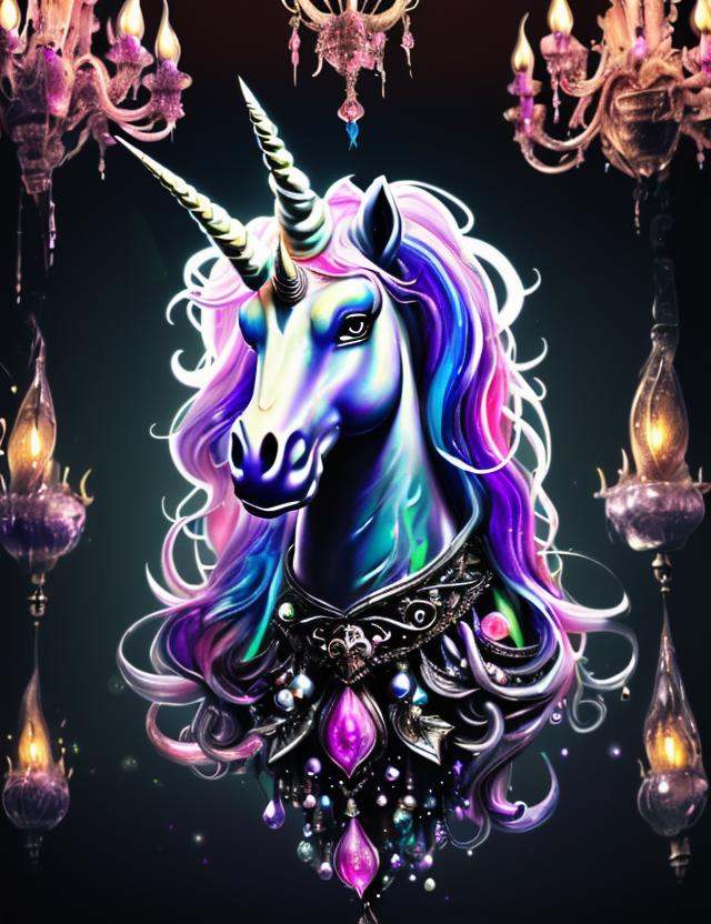 h4l0w3n5l0w5tyl3DonMD4rk detailed Unicorn,  Ephemeral,  Gummy Worms by DonMischo on Tensor.Art