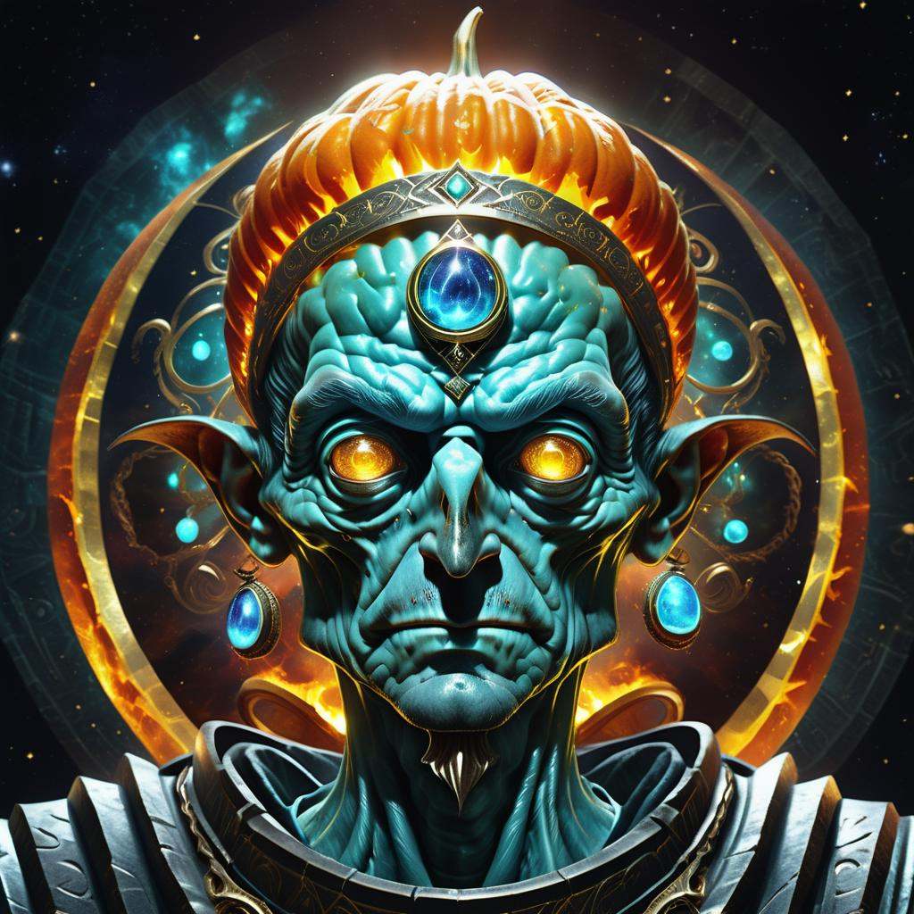 ((realistic,digital art)), (hyper detailed),h4l0w3n5l0w5tyl3DonML1gh7 female , Fifty-something, Broad, Polynesian, Dark brown eyes,  Straight Nose,  Chiseled Jaw, Full Cheeks, Straight Forehead,   Birthmarks, Blonde Half-up, half-down hairstyle hair, Grief, Embracing fire with flickering fingers, manipulating flames,  wearing Thaumaturgy,Mysticism,Solar Flare,Ephemeral,Sorcerous,water Crystals,Infuse Enchanter's Skort,  Wizardess Robes , Mary Jane shoes, , , Fascinate (Pencil Diffusion,Translation,Hypnotizing,Illuminating,Luminescent,Cone,Ellipse ,Bose-Einstein Condensate,Convection,Spiral lines,time,Cosmic Ray,Slate,Bronze Runestone  magic:1.0), Holding a gemstone infused with power, summoning its energy, Emanating Luminescence, <lora:h4l0w3n5l0w5tyl3DonML1gh7-XLv1.2-000006:1>