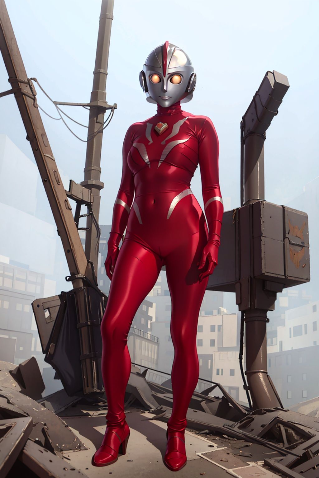  (masterpiece:1.3), (the best quality:1.2), (super fine illustrations:1.2), (Masterpiece), high quality, high detail,((white background:1.2)), looking at viewer, (SOLO:1.4),outline,,simple background,glowing, armor,helmet,red footwear,red tight-fitting,silver pattern on body,bodysuit,gem,plugsuit,mask,cover,logo,boots,gloves,red legwear,red gloves,red bodysuit,leather suit,latex