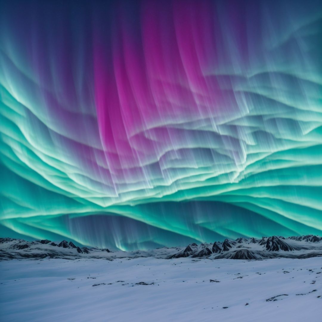  Best quality, 8k, cg,alp,snowfield,altitude,aurora（0.8）