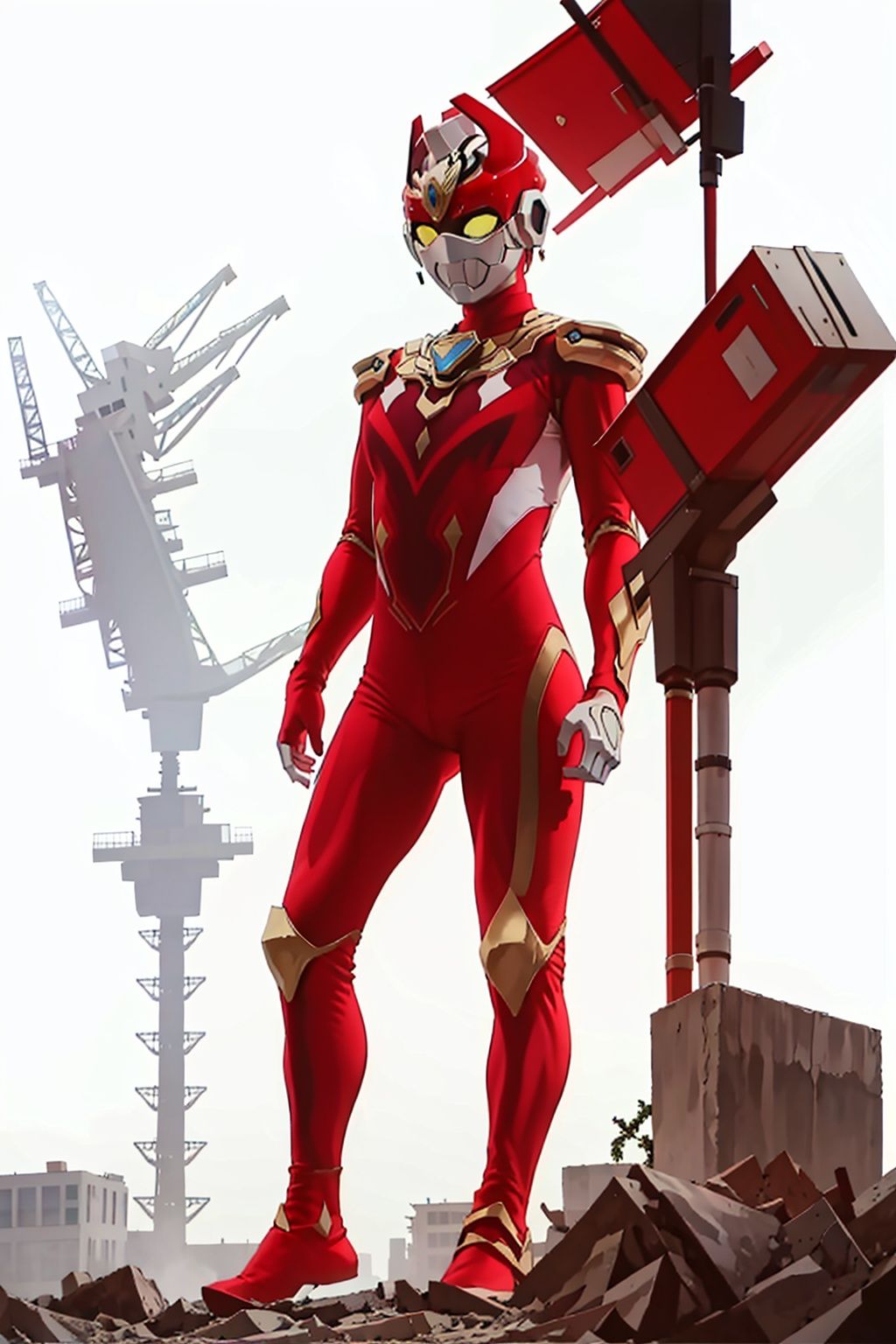  (masterpiece:1.3), (the best quality:1.2), (super fine illustrations:1.2), (Masterpiece), high quality, high detail,((white background:1.2)), looking at viewer, (SOLO:1.4),outline,,simple background,glowing, armor,helmet,red footwear,red tight-fitting,silver pattern on body,bodysuit,gem,plugsuit,mask,cover,logo,boots,gloves,red legwear,red gloves,red bodysuit,leather suit,latex