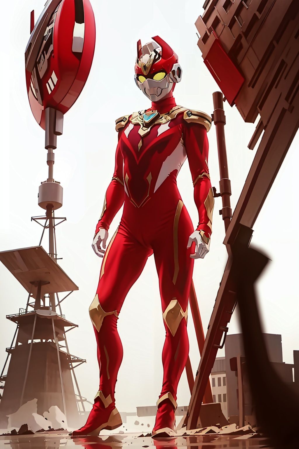  (masterpiece:1.3), (the best quality:1.2), (super fine illustrations:1.2), (Masterpiece), high quality, high detail,((white background:1.2)), looking at viewer, (SOLO:1.4),outline,,simple background,glowing, armor,helmet,red footwear,red tight-fitting,silver pattern on body,bodysuit,gem,plugsuit,mask,cover,logo,boots,gloves,red legwear,red gloves,red bodysuit,leather suit,latex