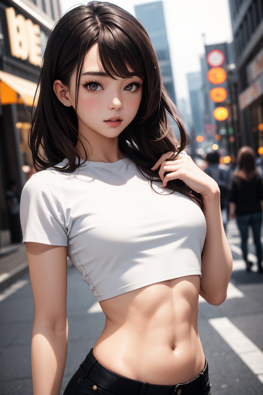 (masterpiece),  1girl,  Perfect Figure: 1.4 on Tensor.Art