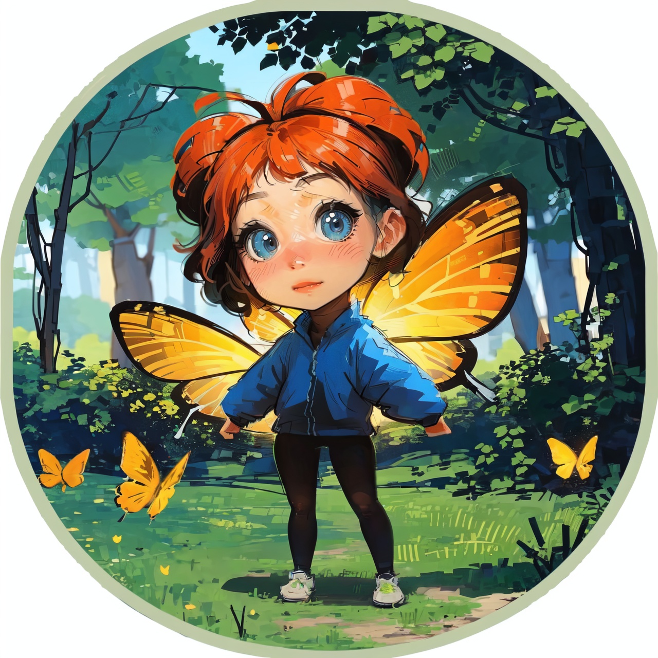 Circle Sora,  1 girl,  cute on Tensor.Art