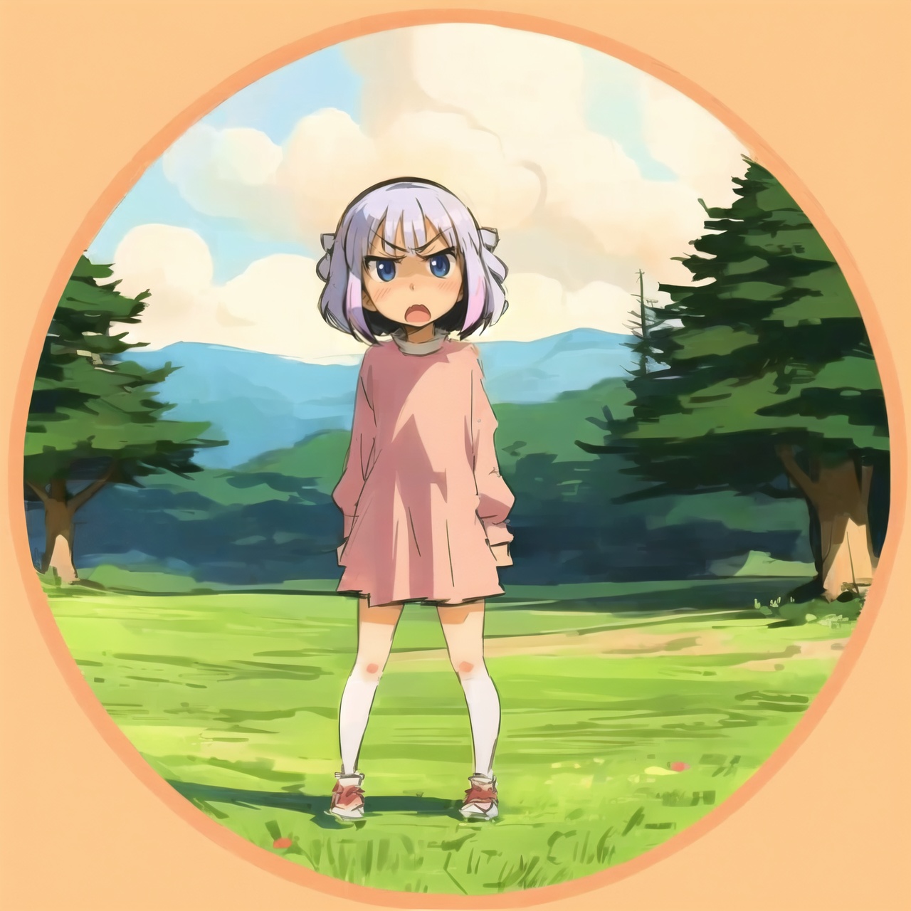 Circle Sora,  1 girl,  nature on Tensor.Art
