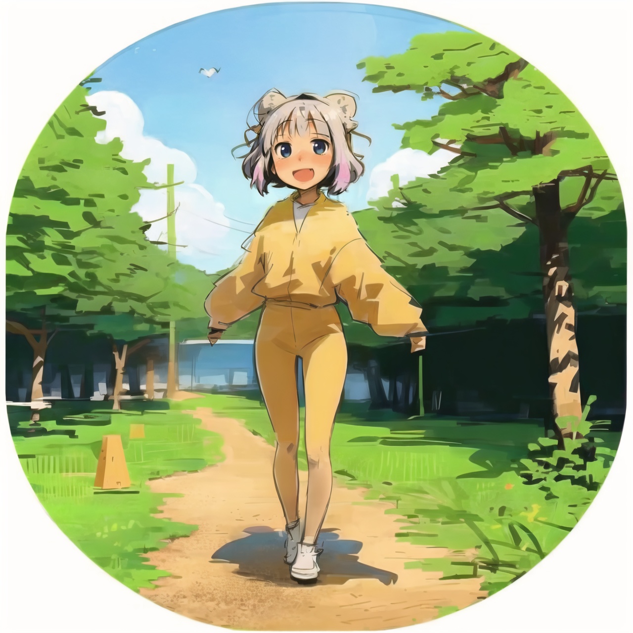 Circle Sora,  1 girl,  nature on Tensor.Art