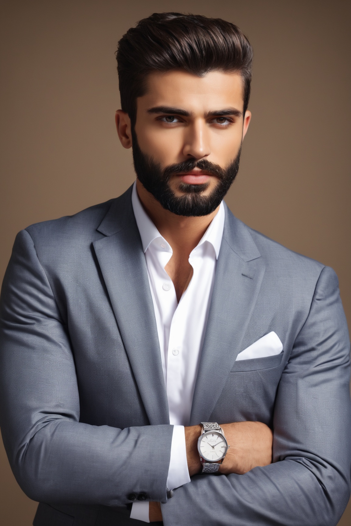 ultra-detailed,  portrait,  stylish man on Tensor.Art