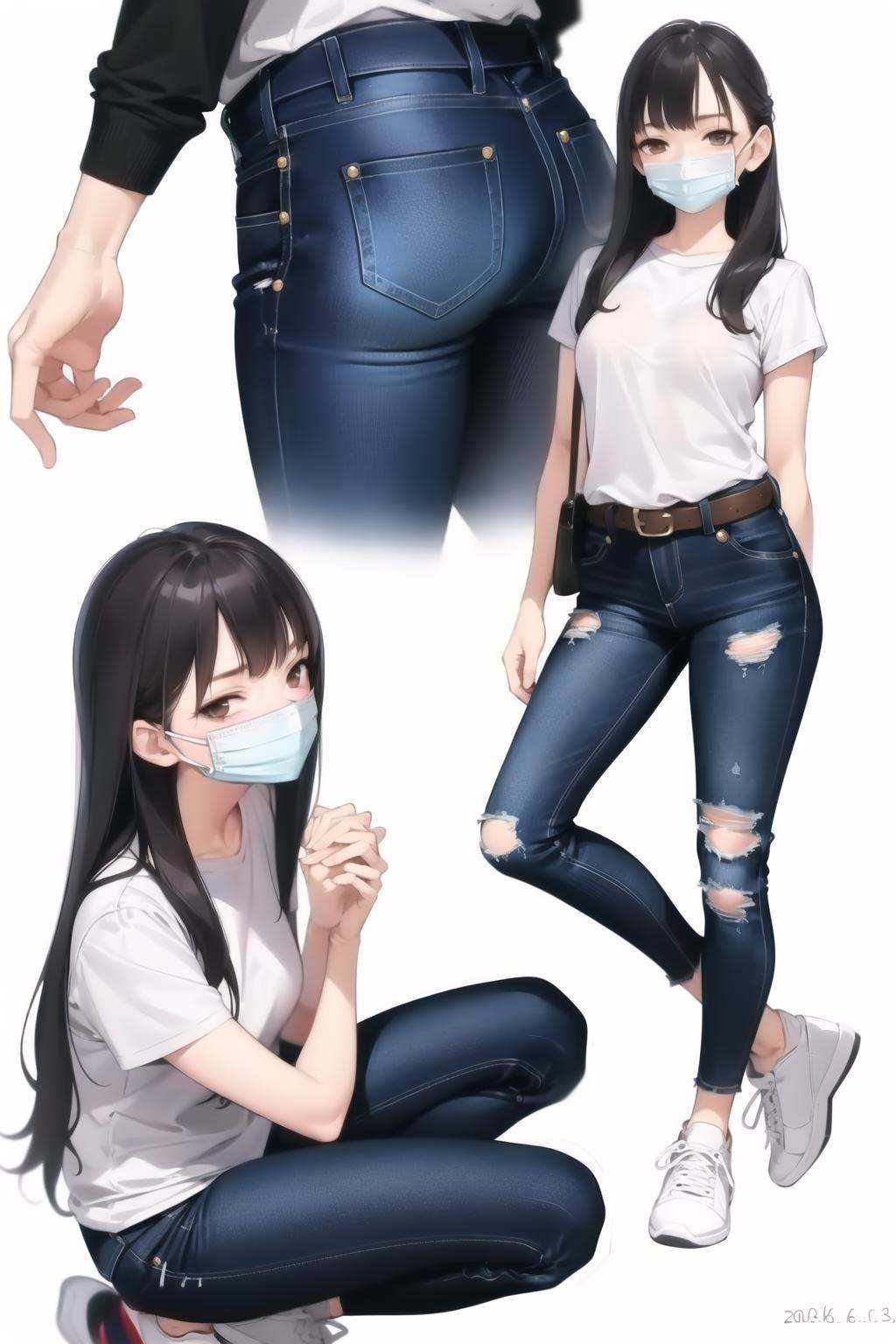 1girl,  long hair,  breasts by reprinter on Tensor.Art